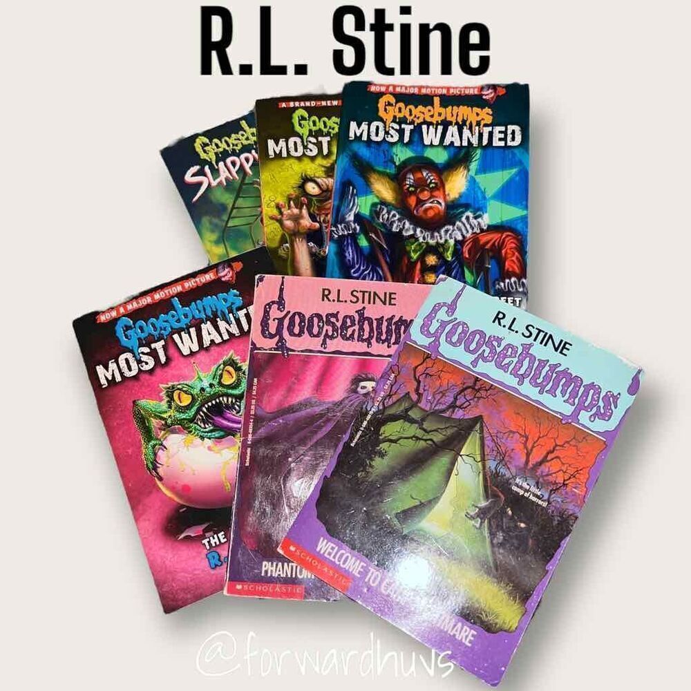 Goosebumps Lot of 6 Books
